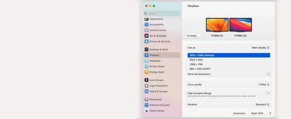 OLED 13,3 tommers bærbar skjerm 1 ms HDR 100 prosent DCI P3
