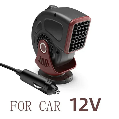 Car Heater Defogger 12V/24V 2-in-1 Heating And Cooling Plug In Windshield Defroster, Winter 2025 Ready