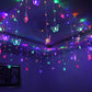 3.5m LED Butterfly Fairy Curtain Lights - Waterproof Christmas String Lights for Home Decor, Wedding & Holiday Parties, 110V/220V