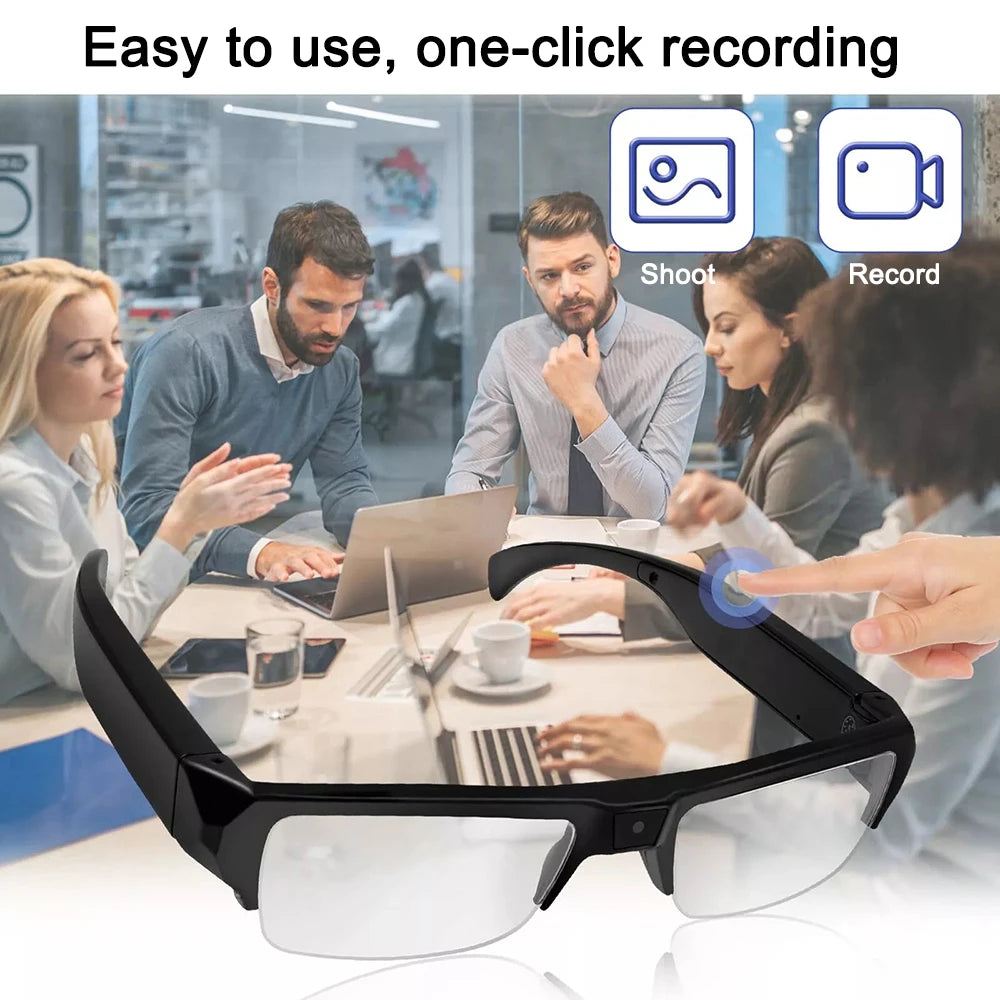 1080P Mini Camera Smart Glasses Portable Sports Glasses