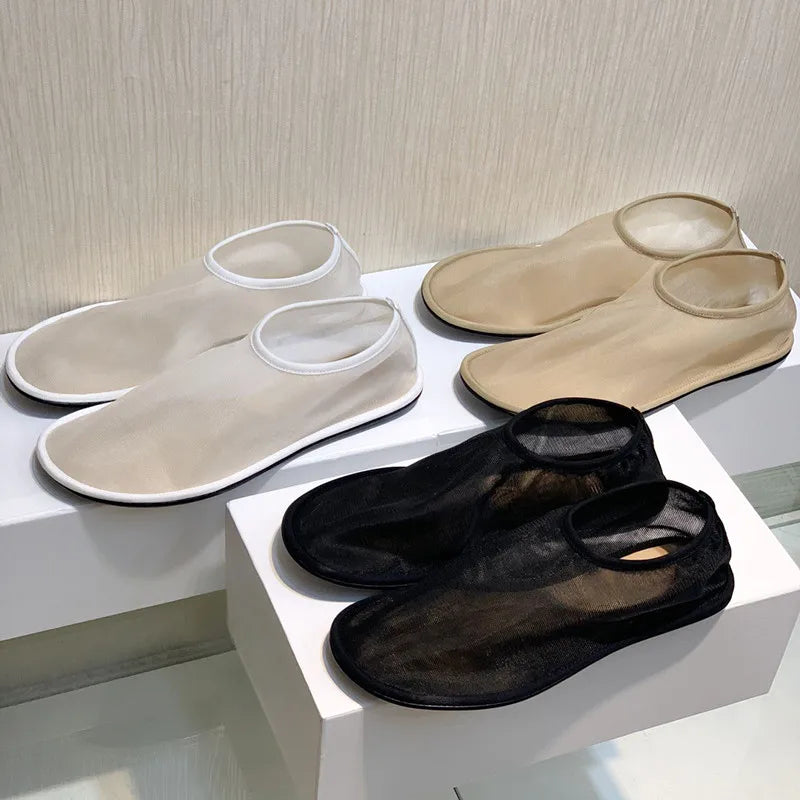 Breathable Women Mesh Ballet Flats - Slip On, For Summer