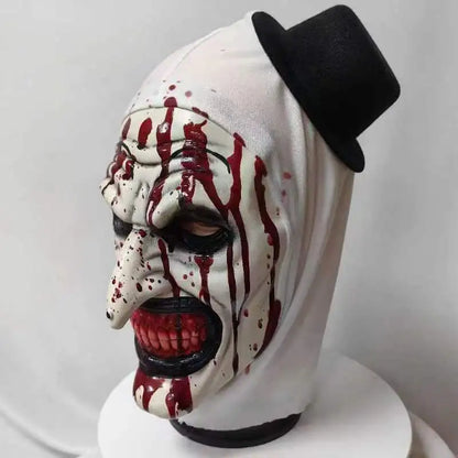 Skrekkklovnmaske Latex Cosplay Terrifier Halloween 2025