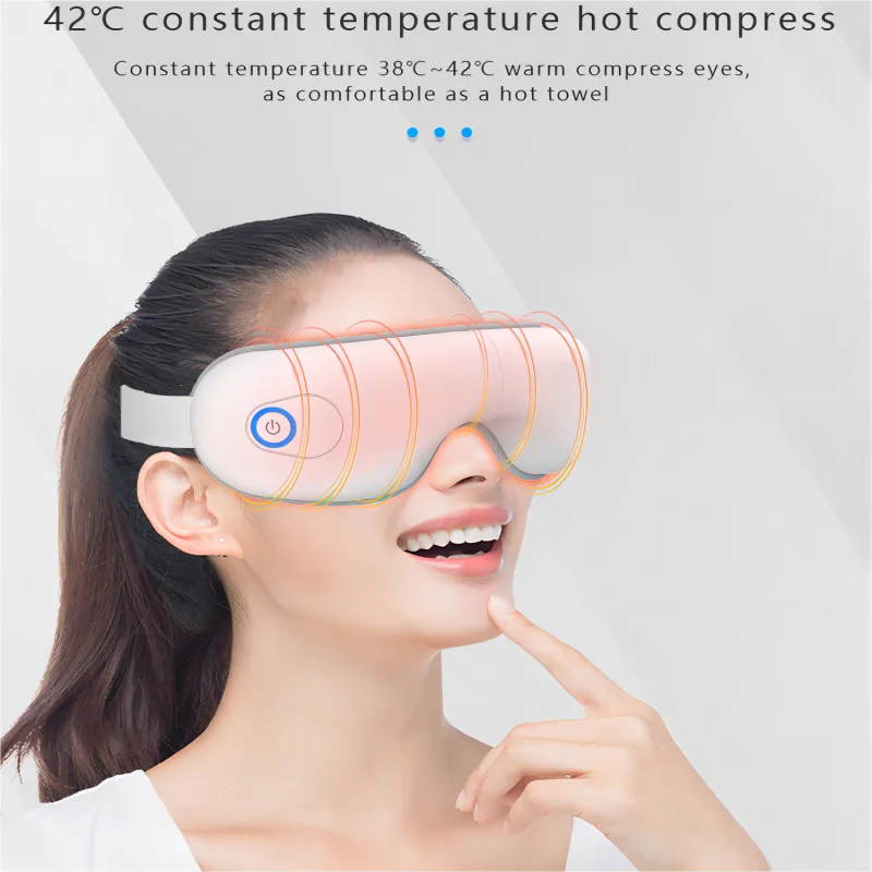 Augenmassagegerät Faltbar mit Wärme und Bluetooth-Musik Schlafhilfe gegen Augenbelastung 2026 Trend