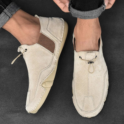 Men's Real Leather Moccasins Shoes with Orthopedic Support for Comfort and Style, Lightweight Design, Casual and Formal Wear-1