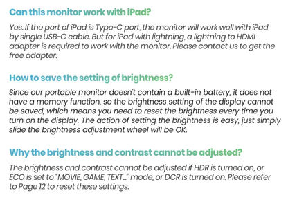 OLED 13,3 tommers bærbar skjerm 1 ms HDR 100 prosent DCI P3