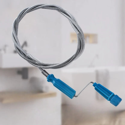 Drain Unclogger Spring Steel Wire Tool Effortless Flexible Pipe Snake For Toilets And Drains Fall 2026 Home DIY