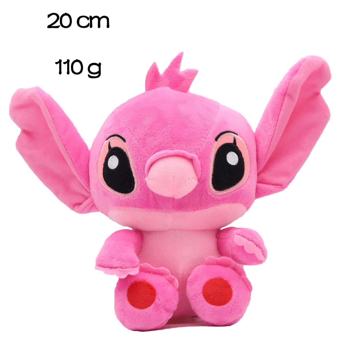 Eco-Friendly Disney Stitch Plush Doll - Soft Stuffed Animal, 20cm-25cm (7.8-9.8 inch) Gift for Kids' Birthdays