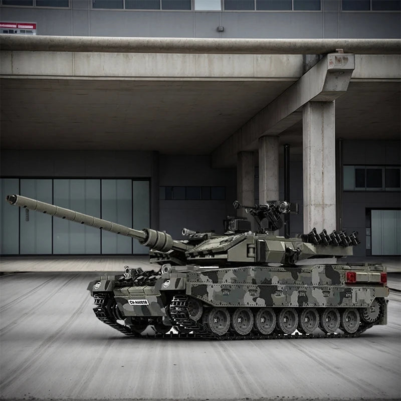 Military Tank Building Blocks Leopard 2A7 Model 1007 Pieces Camouflage Brick Set Fall 2026 Gift