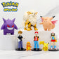 8Pcs Pokemon PVC Action Figures Set - Red, Pikachu, Charizard, Gengar - Collector's Toys & Gifts for Anime Fans   4-9cm (1.5-3.5 icnh)