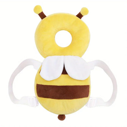 Baby Head Protection Pillow, Breathable Plush Anti-Fall Hat for Toddlers, Lightweight 30cm Soft Cushion-1