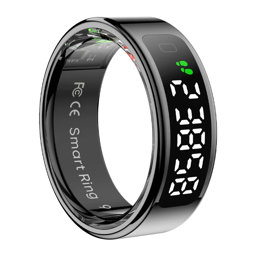 Smart Ring Health Monitor Wearable 5 ATM Waterproof Wireless Charging Fall 2025 Trend Gift