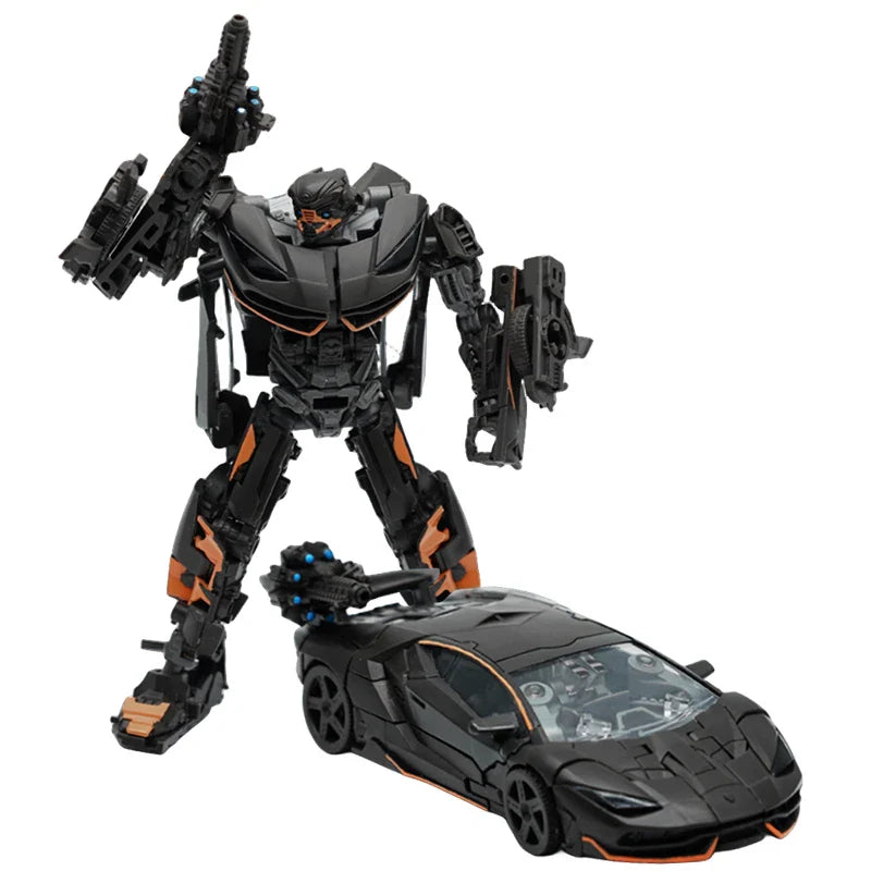 Transformierbares Roboter-Auto-Spielzeug Legierungsausgabe Anime Actionfigur, 13cm Unisex Kinder Geschenk Herbst 2025 Trend