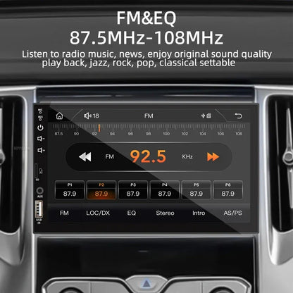 Bilstereo 7-tommers 1 Din CarPlay Android Auto MP5 Hovedenhet med USB Bluetooth Bakkamera Gave høsten 2025