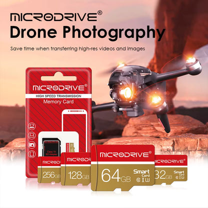 MicroDrive MicroSD Card Class 10 UHS-I U3 Memory Card High Speed TF Card