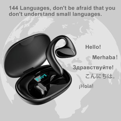 M8 Translator Earbuds - 144 Language Two-Way Device, 97% Accuracy, Music & Calling Support