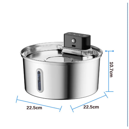 Cat Water Fountain Stainless Steel Wireless 3.2L Auto Dispenser Fall 2026 Keeps Pets Hydrated