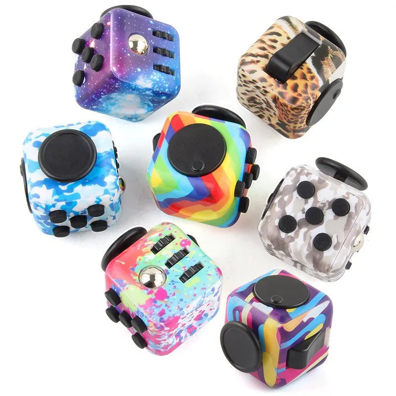 Fidget Cube Stress Relief Toy Sensory Dice For Focus