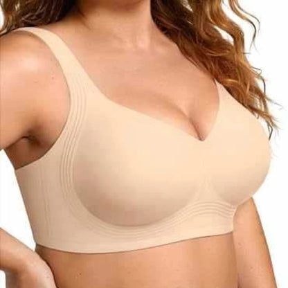 Supportive seamless women's bra – wire-free, full coverage, padded, everyday comfort