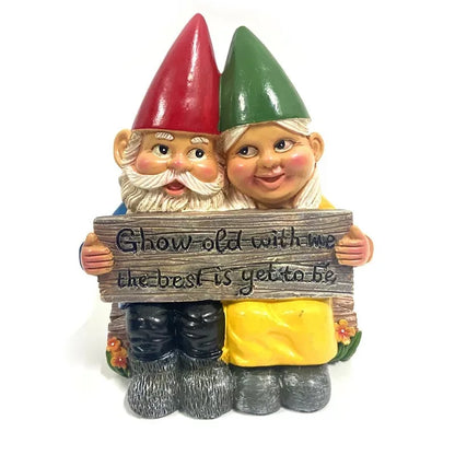 Ornamenti Natalizi Statue Nani da Giardino Gnomi Cartone Animato Set da 1 a 2 Pezzi Idea Regalo Decorazione Festiva 2026
