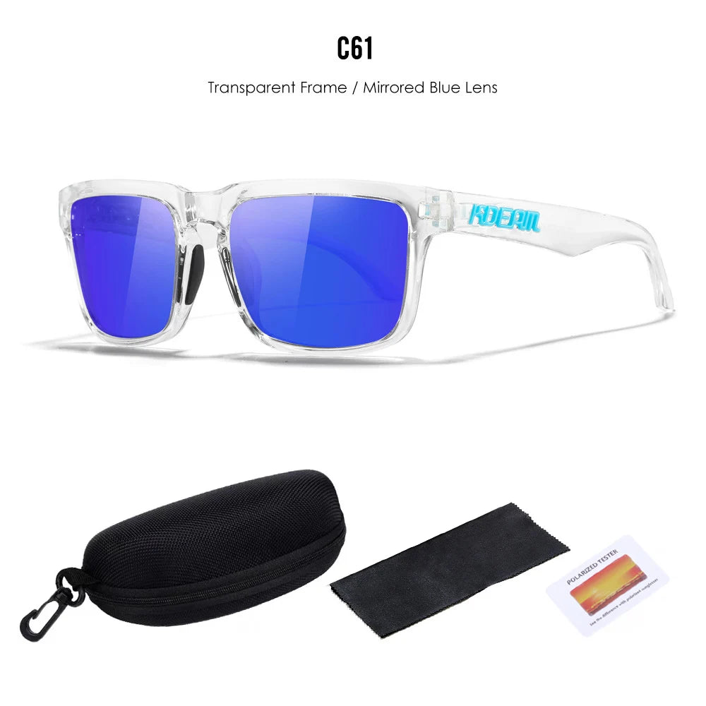 Lunettes de soleil polarisées unisexes pour l'extérieur tendance été 2026 Verres miroir légères Protection UV Idée cadeau