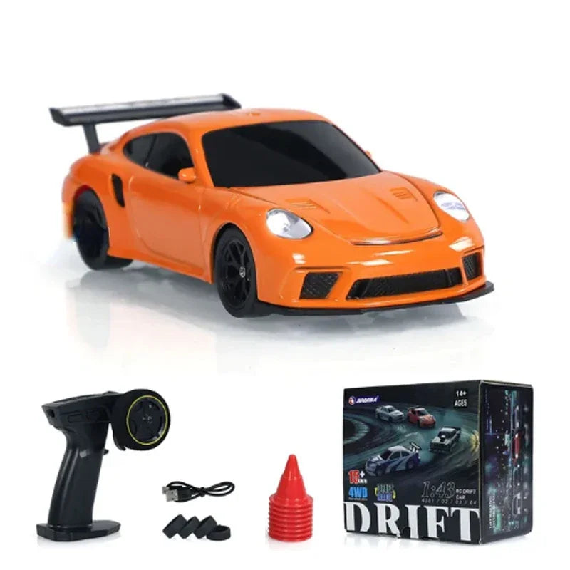 Høyhastighets 2,4G RC Drift Car - 4WD fjernkontroll miniracing leketøy for gutter, gaveide