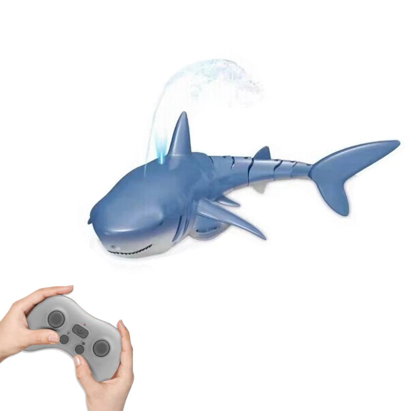 Remote Control Water-Spraying Shark Toy - Fun Electric Submarine for Kids, Waterproof Pool Play