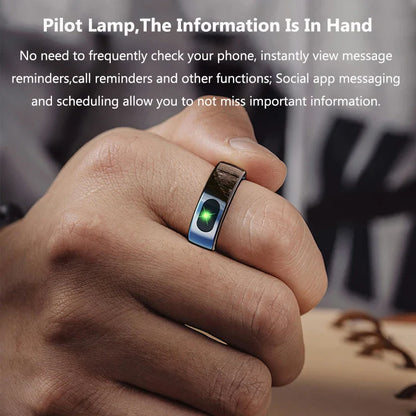 Smart Ring Heart Rate Blood Oxygen Monitor Sleep Tracker 5ATM Waterproof Camera Control Fall 2025 Viral Gift