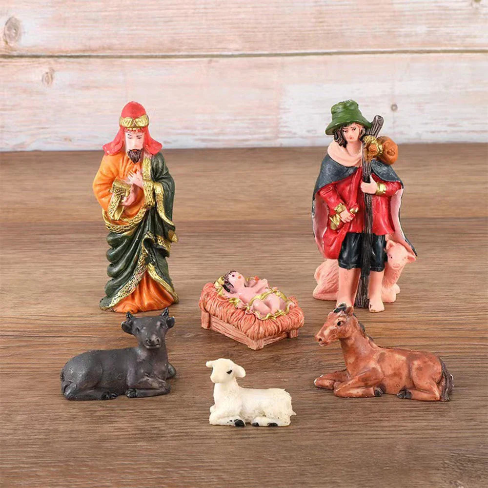 Nativity Figurines Set 10 Piece Christmas Classic Nativity Scene Decor Holiday 2025 Gift Idea