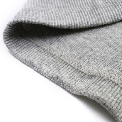 Breathable men's cotton tank top – slash neck, casual fit, solid, summer knit vest