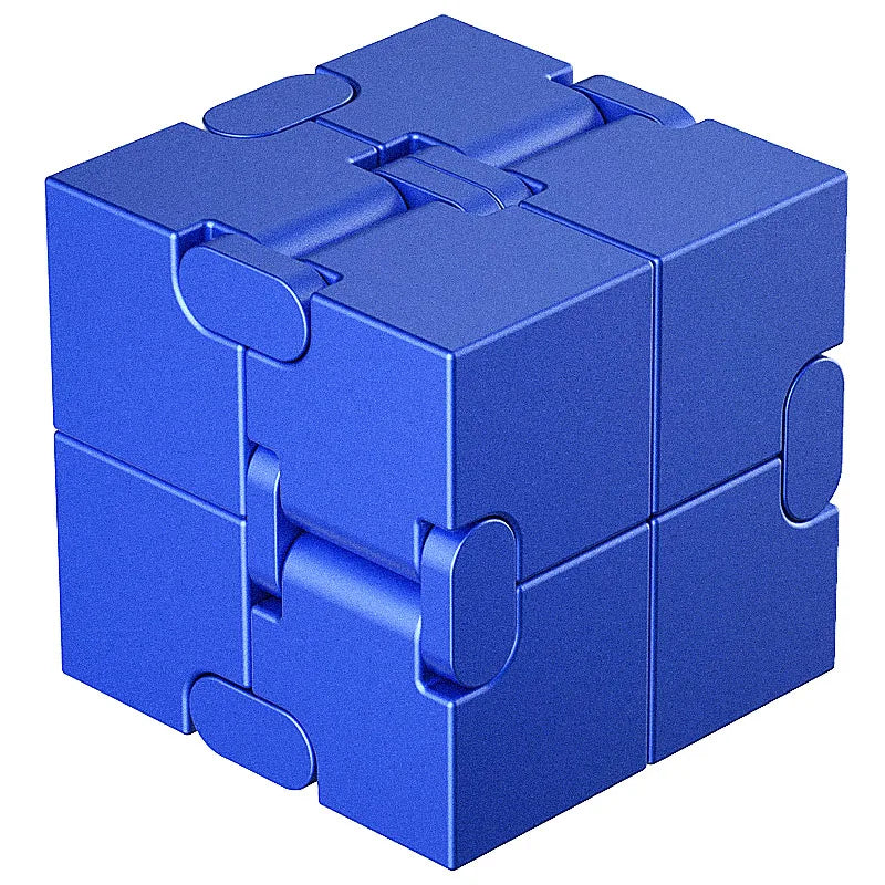 Metal Magic Cube Stress Relief Toy Portable Puzzle Focus