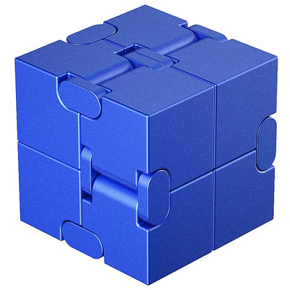 Metal Magic Cube Stress Relief Toy Portable Puzzle Focus
