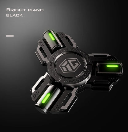 Glow Fidget Spinner Alloy EDC Long Spin Stress Relief