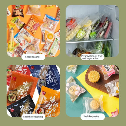 Mini selladora térmica recargable por USB, selladora manual de alimentos, clip portátil para bolsas 2026, artículos esenciales para el hogar