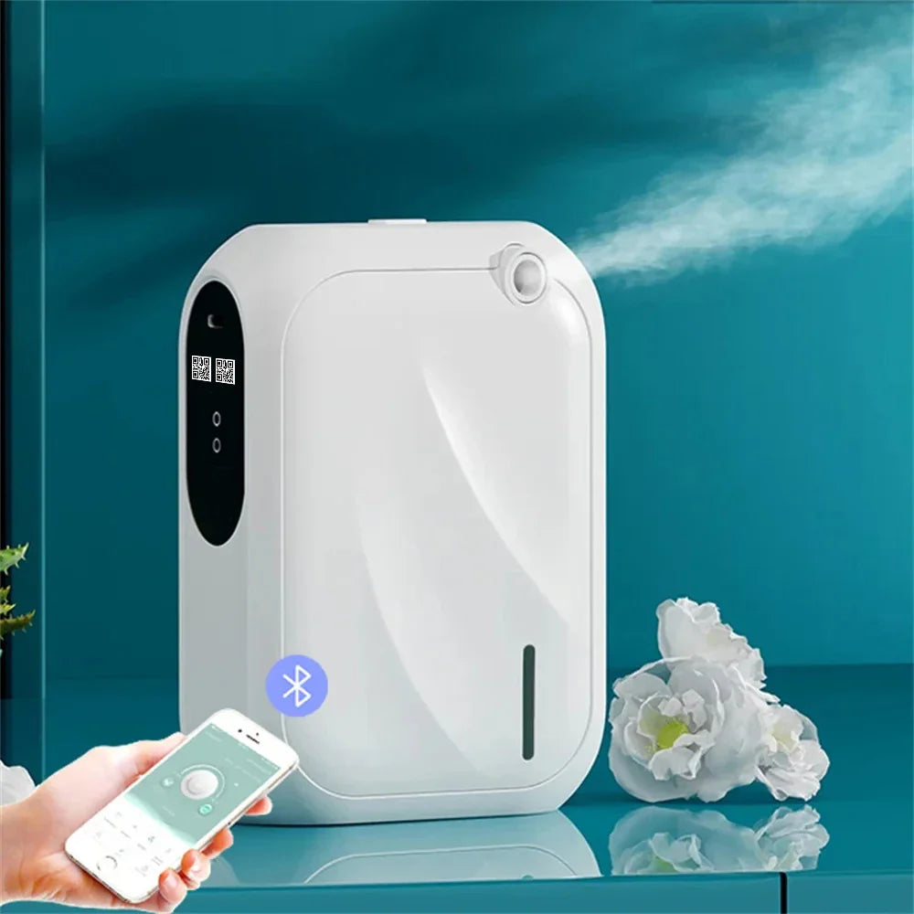 Aroma Diffuser Bluetooth App Control Wall Mount Scent Machine 200m3 Coverage Halloween 2025 Quiet Home Fragrance