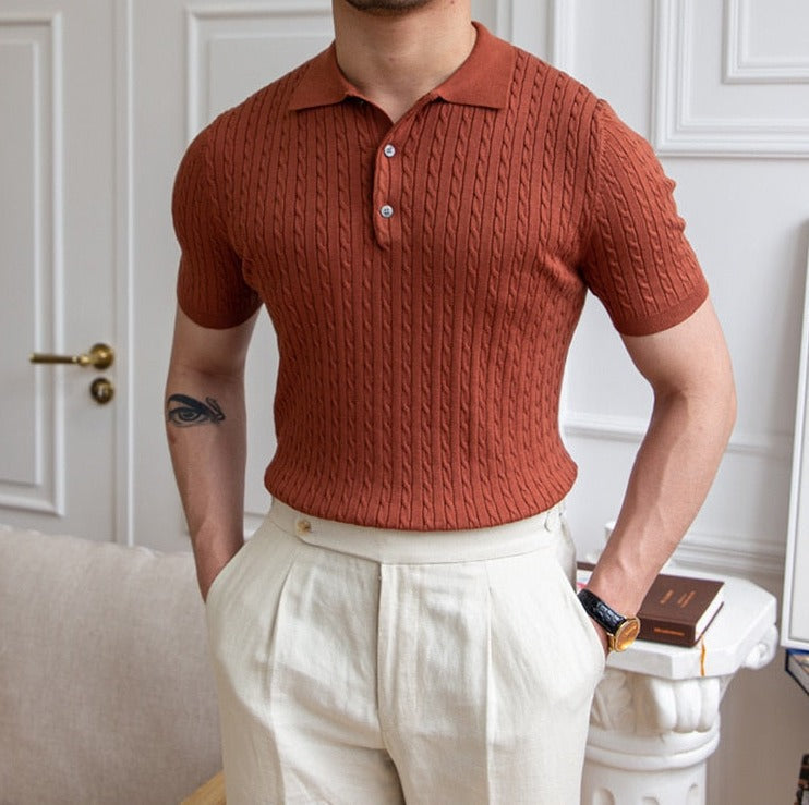 Variant image for Premium Men's Polo Shirt, Short Sleeve, Cotton Blend, Timeless Design, Classic Fit for Business and Casual Wear-11