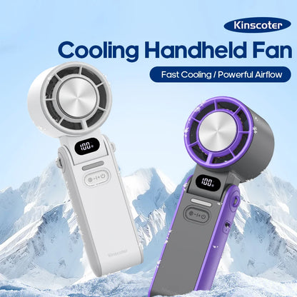 Handheld Fan Foldable Outdoor Cooling 3600mAh Battery 100 Level Turbo Summer 2026