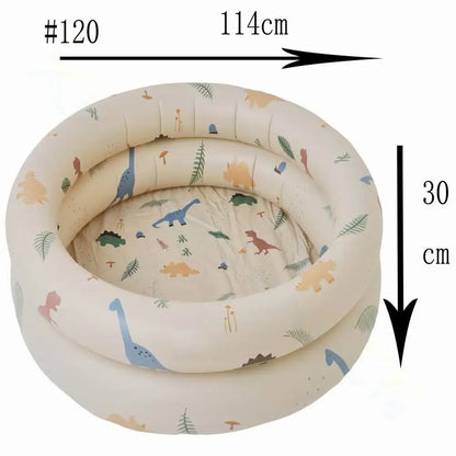 Variant image for Inflatable Mermaid and Dinosaur Swimming Pool for Kids, Durable PVC, Multiple Sizes 90CM-150CM, Fun Outdoor Summer Activity-18