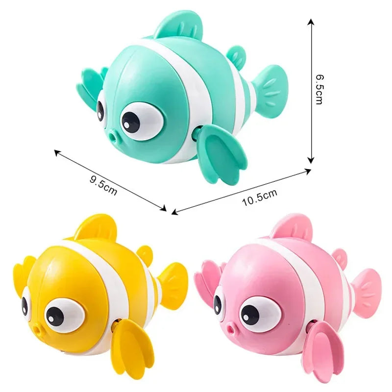 Bath Toys Cute Swimming Clown Fish for Toddlers Bathtub