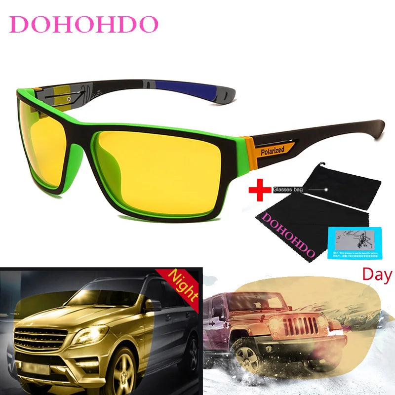 Night Vision Sunglasses Polarized Lenses For Night Driving UV400 Anti Glare Unisex Fall 2025