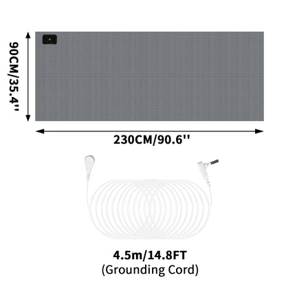 Earthing Grounding Bed Sheet 95 Cotton 5 Silver Fiber