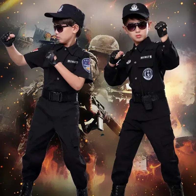 Politiekostuum voor kinderen, Halloween-cosplaykostuumset met hoed voor jongens en meisjes, carnavalsfeest en cadeau 2026