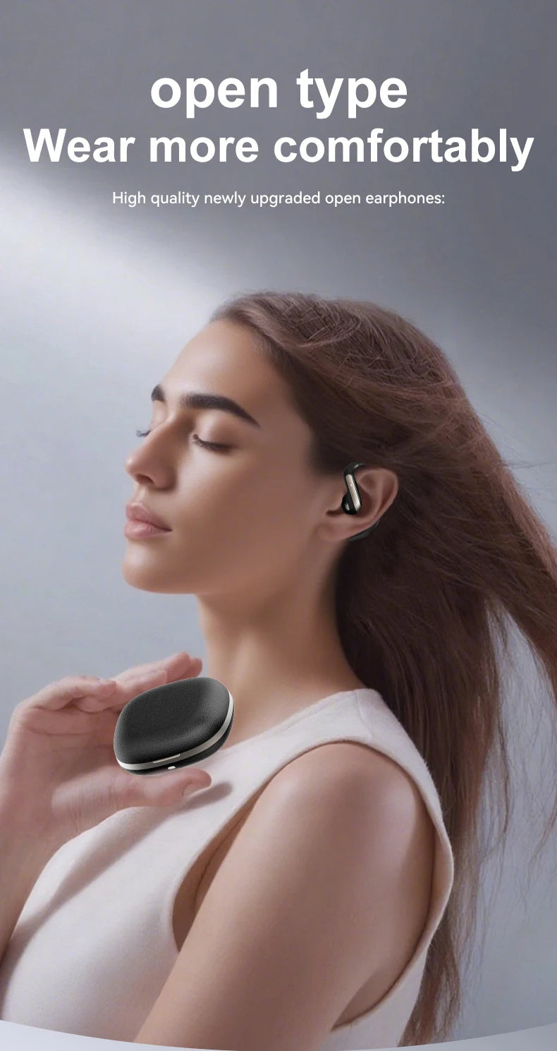 AI Translation Earbuds With Noise Canceling Ear Hook Sports