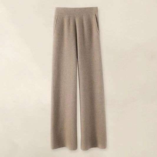 Drape High Waist Wide Leg Pants For Women Casual Loose Fit, Autumn Winter Trousers