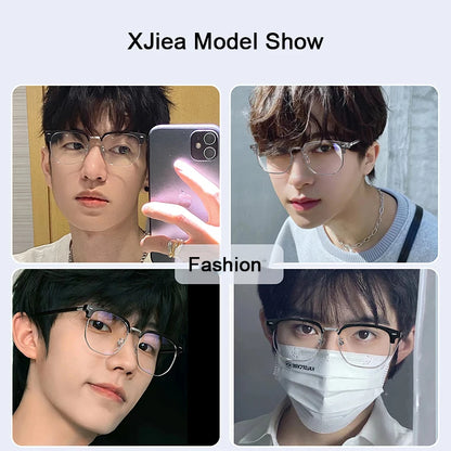 Blue Light Blocking Glasses Photochromic Rectangle Eyewear For Office And Computer Use Fall 2026 TikTok Viral Gift