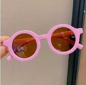 Kids Sunglasses Round Frame Anti-UV400 for 1-7 Year Olds, Children's Sun Protection, Stylish Design