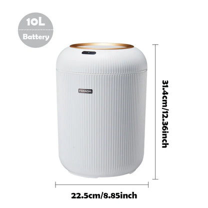 Automatisk liten plastpapperskorg med rörelsesensor - smart hemavfallbehållare, handsfree hygien 2025