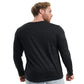 Merino Wool Thermal Base Layer Set Men's - 240G Midweight Long Sleeve Top & Free Hiking Socks