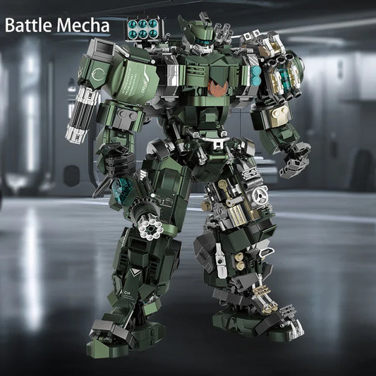 Mecha Bausatz Mech Warrior Battle Robots Kit Herbst 2025 Geschenk für Kinder und Erwachsene Kreatives STEM-Spiel
