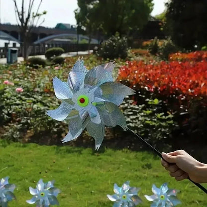 Repellente per uccelli mulinelli riflettenti 5 pezzi repellenti da giardino per cortile e frutteto ecologico 2026