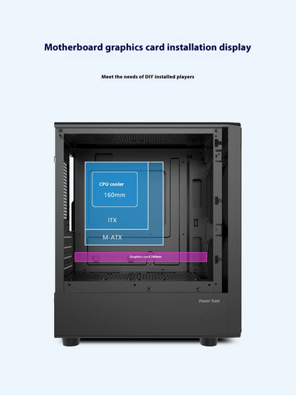 Mini ITX mATX 23L PC kabinet SFX ATX support kompakt chassis